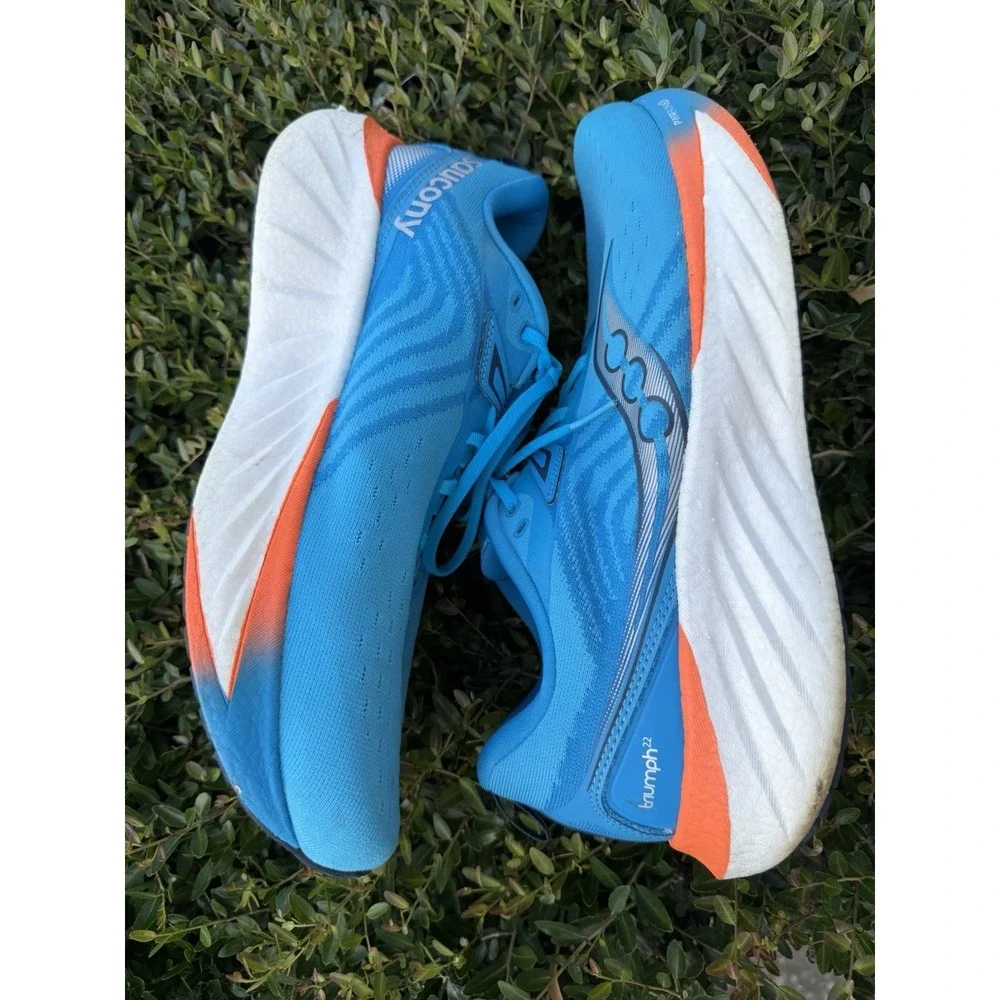 Saucony Men's Triumph 22 Viziblue/Pepper Running Shoes S20965-217 Size 14‎